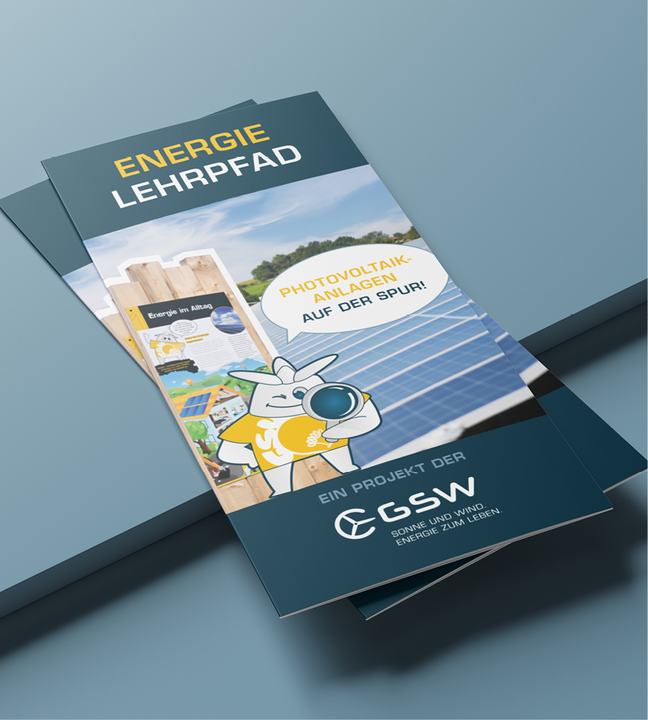 Konzept und Design für den Energielehrpfad von GSW